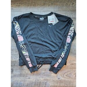 Womens puma XS black sweatshirt NWT